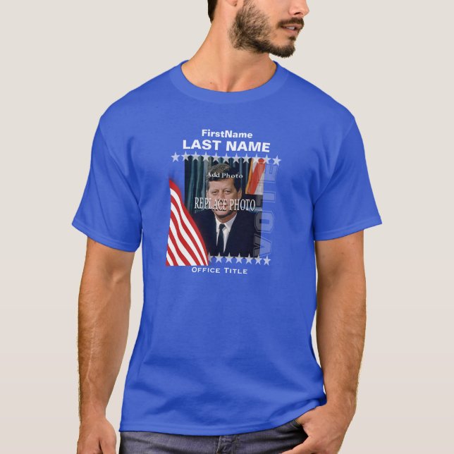 T-shirt Ajoutez le modèle de campagne de la photo | (Devant)