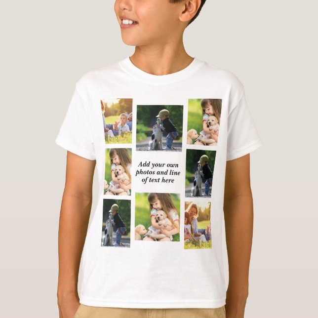 T-shirt Ajoutez vos propres photos et texte (Devant)