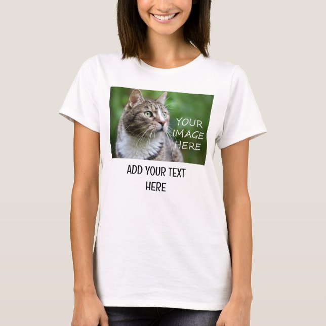 T-shirt Ajoutez votre photo et votre texte Personnalisez-v (Devant)