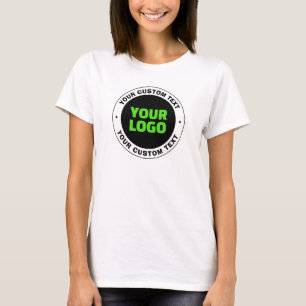 T-shirt Ajoutez votre propre logo d'entreprise ou votre co