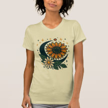 T-Shirt ajusté pour femmes Celestial Flower