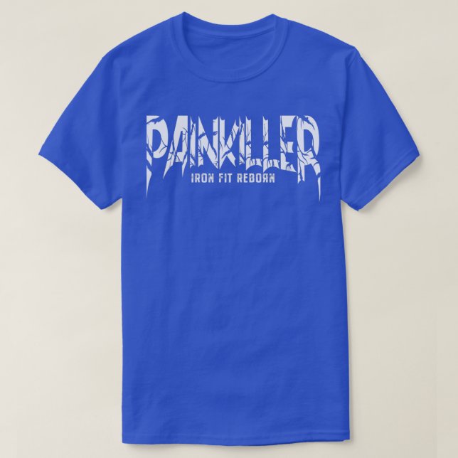 T-shirt ajustement de fer de peindre renaître T (Design devant)