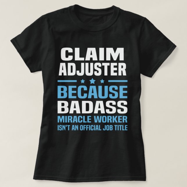 T-shirt Ajusteur de revendication (Design devant)