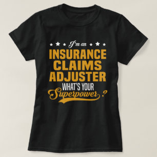T-shirt Ajusteur des sinistres d'assurance