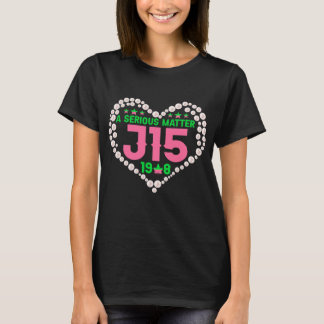 T-shirt Aka J15 Founders Day 1908 Pearl Heart