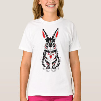 T-shirt  Akai Yokai Rabbit – Japanese Spirit Guardian in B