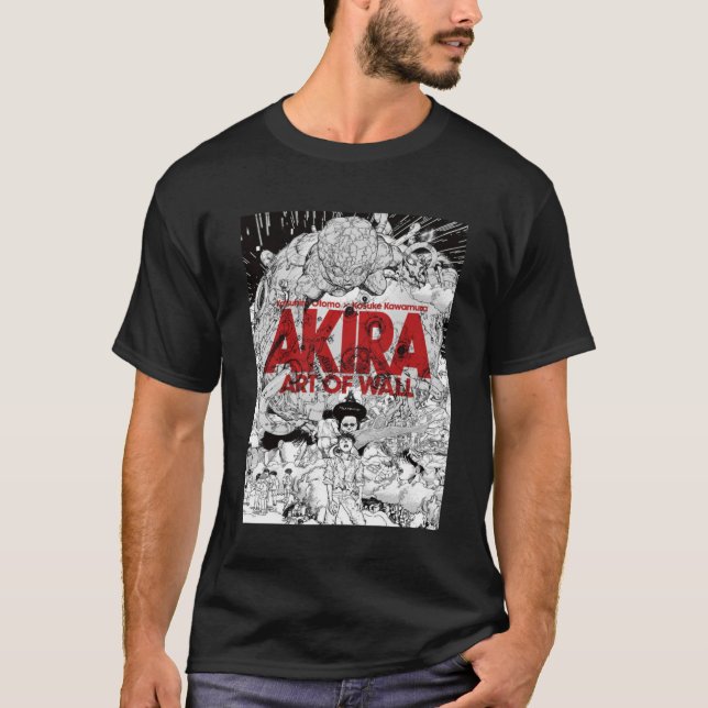 T-shirt akira tetsuo art du mur (Devant)