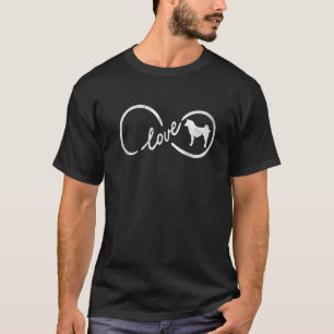 T-shirt Akita Femmes Ados Filles Enfants Un Amour Animal C