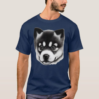 T-shirt Akita Inu Puppy