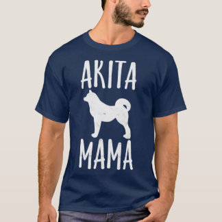 T-shirt Akita Mama Pour Amoureux des chiens