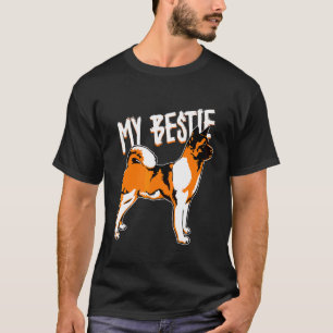 T-shirt Akita My Bestie Best Friend