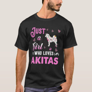 T-shirt Akita - Qui aime Akitas