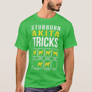 T-shirt Akita têné Tricks drôle Akita 