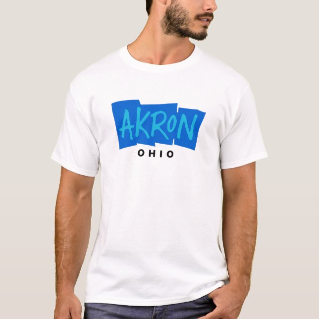 T-shirt Akron, Ohio (Devant)