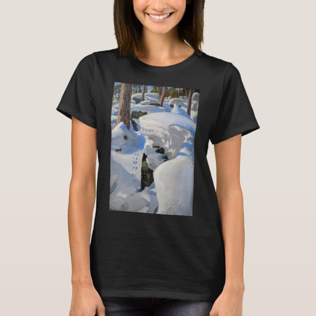 T-shirt Akseli Gallen-Kallela - Le repaire du Lynx (Devant)