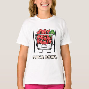 T-shirt Aku de baguettes de salade de poisson cru d'Hawaï