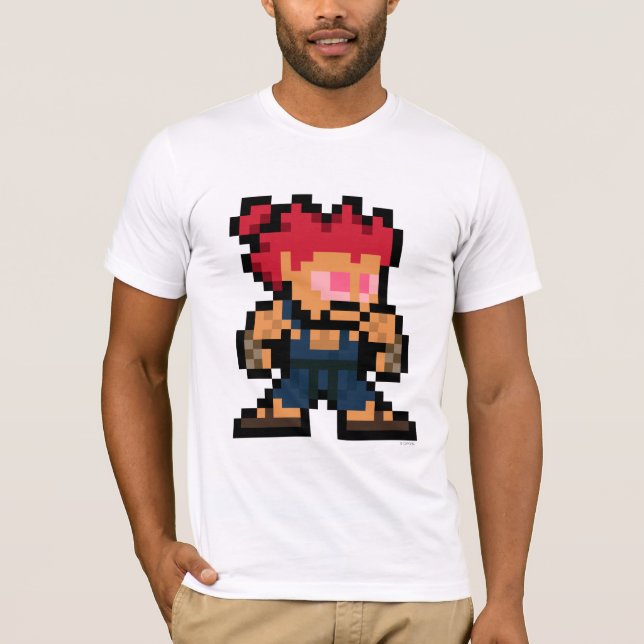 T-shirt Akuma à 8 bits (Devant)