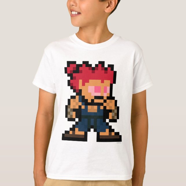 T-shirt Akuma à 8 bits (Devant)