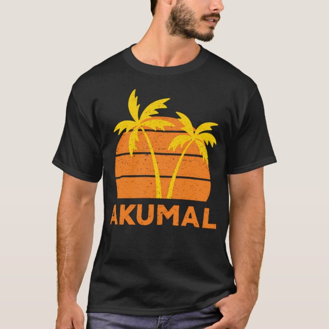 T-shirt Akumal Retro (Devant)