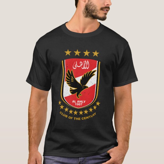 T-shirt Al Ahly Club Supporter Fan Égypte Égypte (Devant)