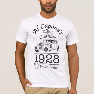 T-shirt Al Capone 1928 Cadillac