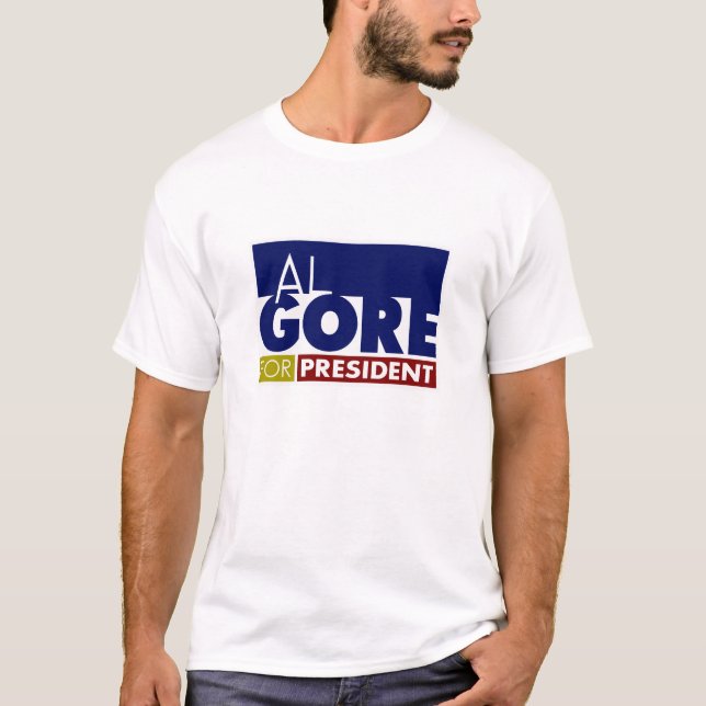T-shirt Al Gore pour le président V1 (Devant)