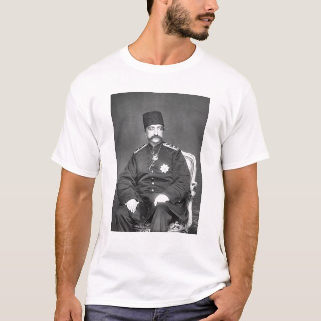 T-shirt Al-Vacarme Shah Qajar de Naser de Perse (Devant)