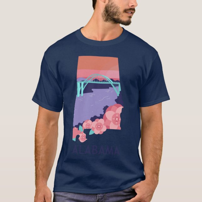 T-shirt Alabama 6 (Devant)