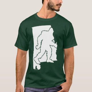 T-shirt Alabama Bigfoot