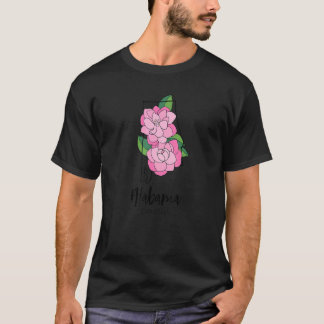 T-shirt Alabama Camellia Flower