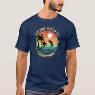 T-shirt Alabama Dauphin Island Beach Summer Vibes Triblend