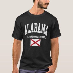 T-shirt Alabama Drapeau Yellowhammer État États-Unis États