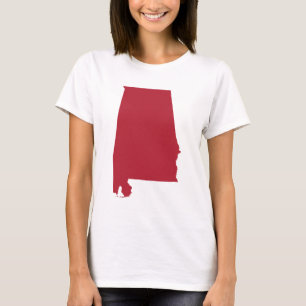 T-shirt Alabama en rouge