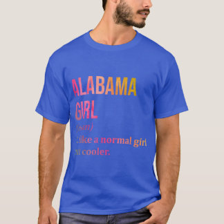 T-shirt Alabama Girl Definition Alabama en aquarelle