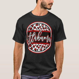T-shirt Alabama Leopard Sport Vintage Cadeaux Design Homme
