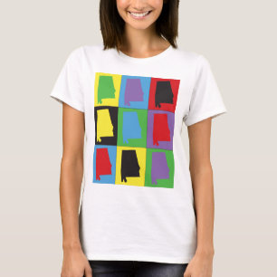 T-shirt Alabama Pop Art