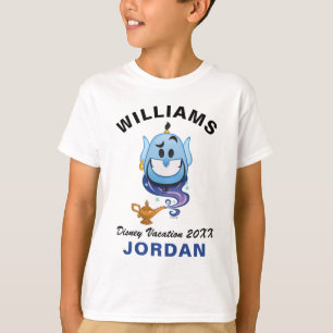 T-shirt Aladdin Emoji Genie - Vacances familiales et ann