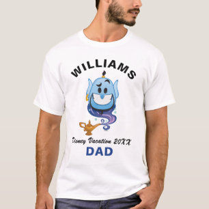 T-shirt Aladdin Emoji  Genie - Vacances familiales et anné