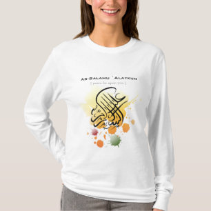 T-shirt Alaikum d'Assalamu '- art arabe de calligraphie