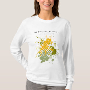 T-shirt Alaikum d'Assalamu '- art arabe de calligraphie