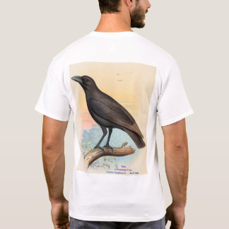 T-shirt 'Alala, ou Corbeau hawaïen, double art no 1