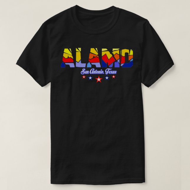 T-shirt Alamo San Antonio Texas (Design devant)