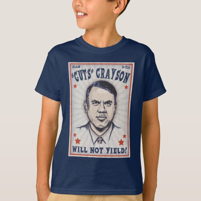 T-shirt Alan Grayson ne rapportera pas ! (Devant)