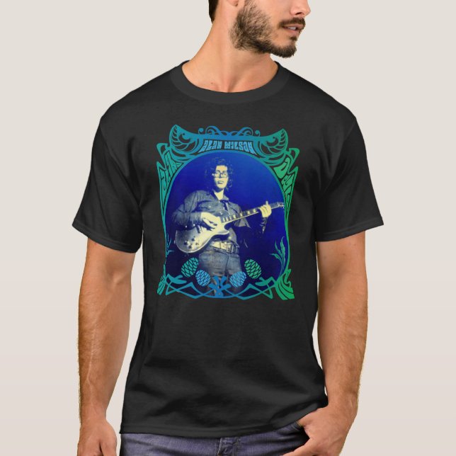 T-shirt Alan &Quot;Blind Owl&Quot; Wilson Art Nouveau Styl (Devant)