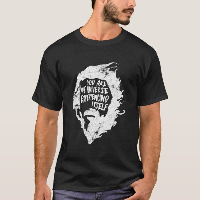 T-shirt Alan Watts Tu Es L'Univers Qui S'Expérience (Devant)