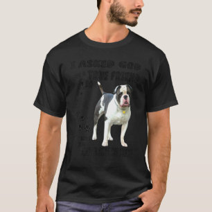 T-shirt Alapaha Blue Blood Bulldog Citation Maman Papa Cos