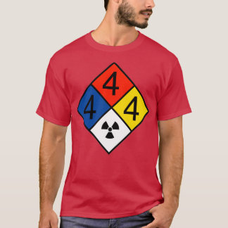 T-shirt alarme radioactif diamant NFPA