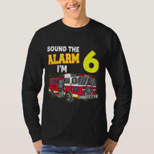 T-shirt Alarme Son Enfants Im 6 Enfants Camion Pompier