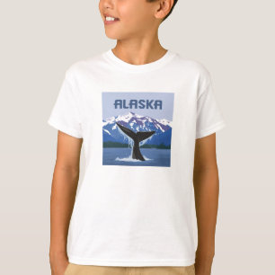 T-shirt Alaska   Baleine