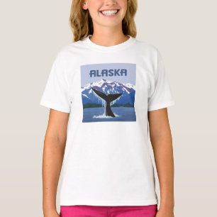 T-shirt Alaska   Baleine
